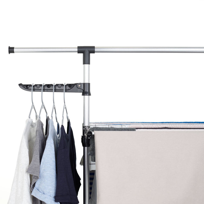 Kitchen Move Séchoir à Linge étendoir Multifonction 25M ULTIMA 3 Niveaux Noir Et Inox