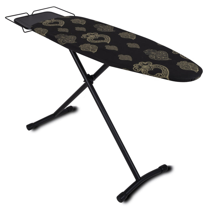 Kitchen Move Table à Repasser Pliable UTAH En Acier 125x41 H96cm Avec Repose Fer Et Repose Centrale Vapeur