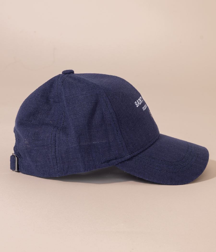 Kiwi Saint Tropez Casquette Lin Brodée Sunset Vibes
