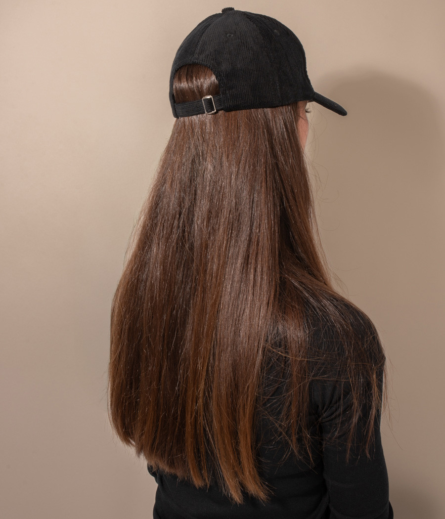 Kiwi Saint Tropez Casquette Velours Côtelé Brodée Fin