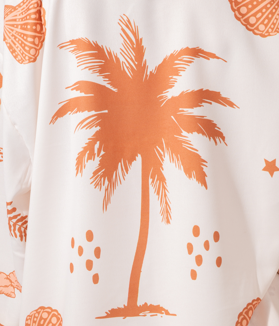 Kiwi Saint Tropez Chemise Femme Coquillage Manches Longues