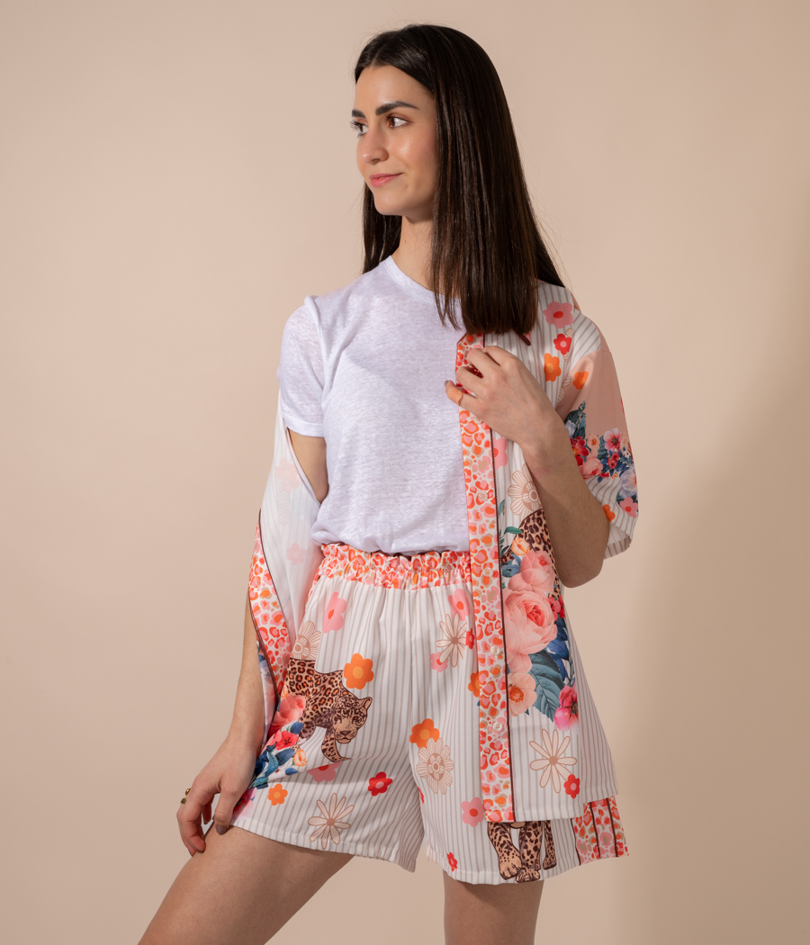 kiwi saint tropez Chemise femme Loveless manches courtes