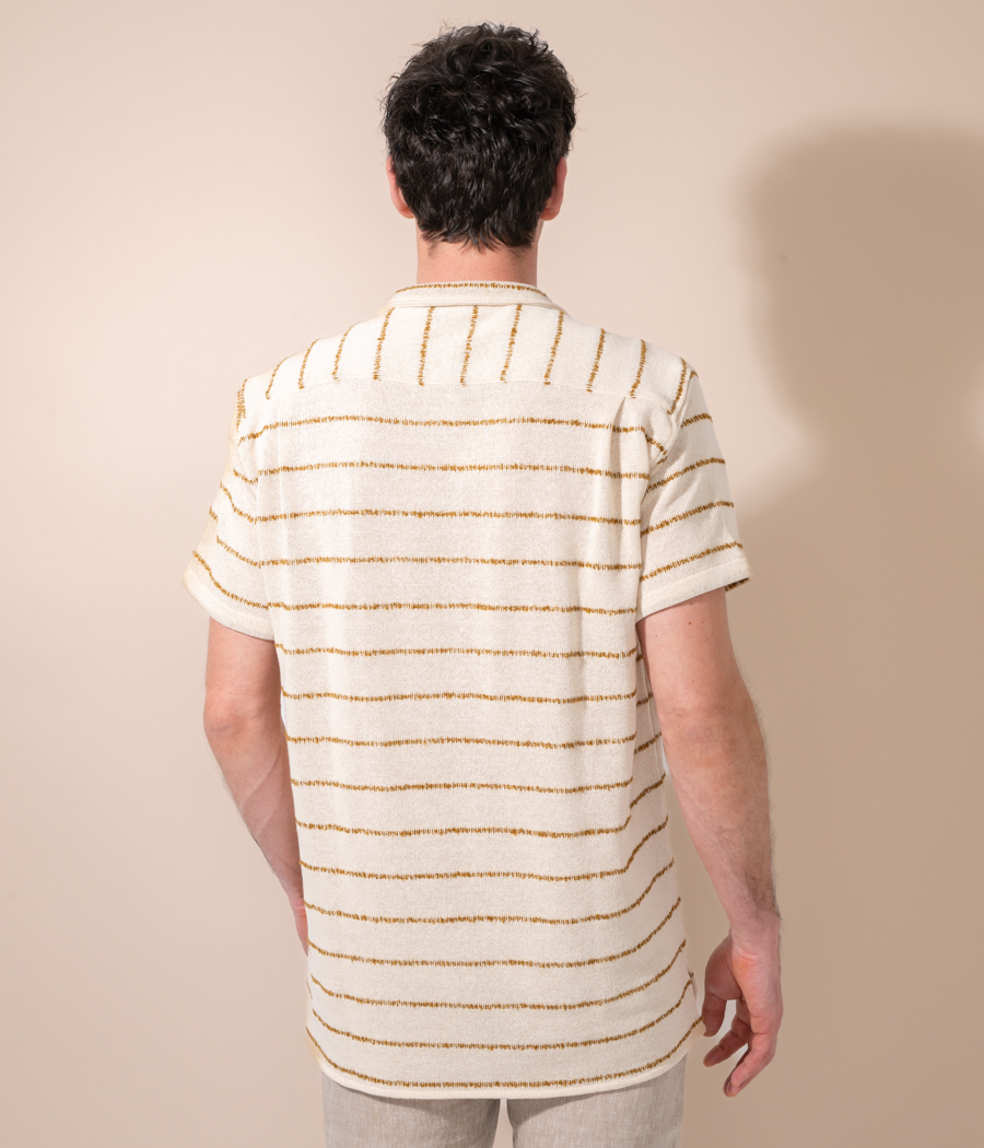 Kiwi Saint Tropez Chemisette Homme Sacramento Rayée