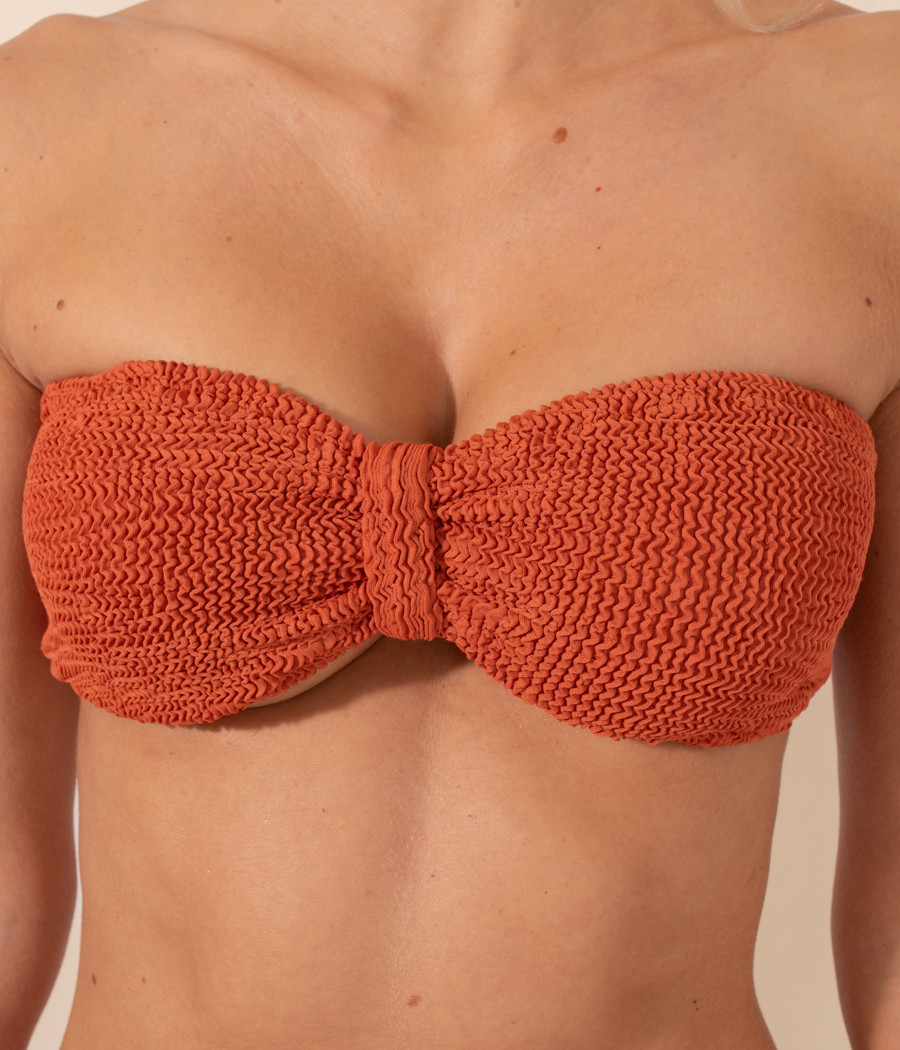 Kiwi Saint Tropez Haut De Maillot Bandeau Resserré One Size Wavy