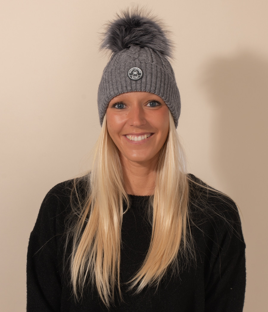 kiwi saint tropez Bonnet femme badge