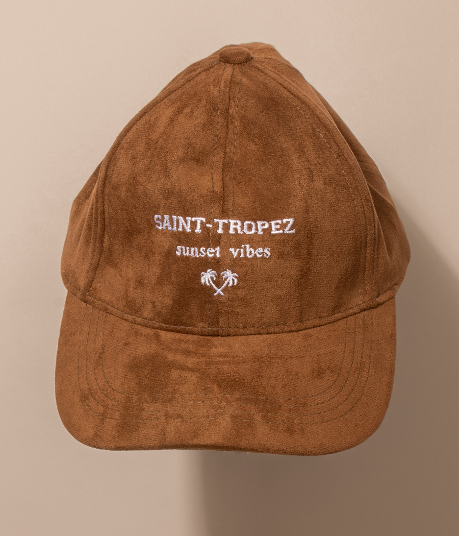 Kiwi Saint Tropez Casquette Suédine Brodée