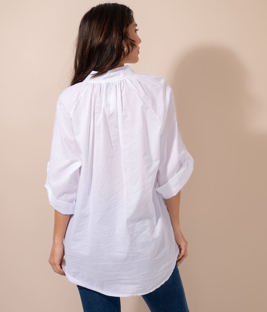 Kiwi Saint Tropez Chemise Femme Bollywood Brodée