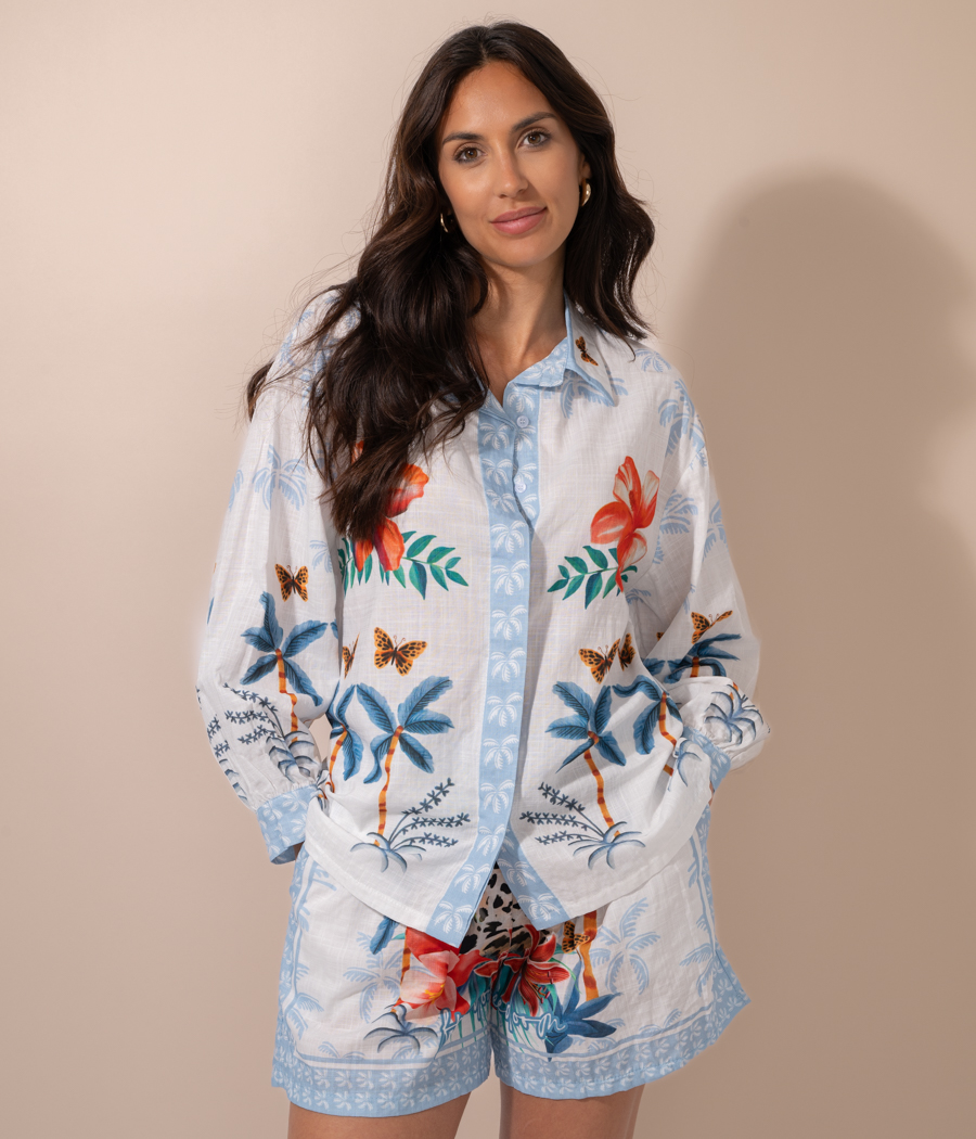 kiwi saint tropez Chemise femme Jungle