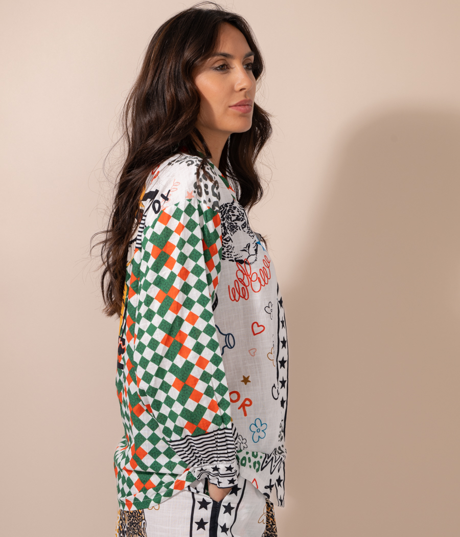 kiwi saint tropez Chemise femme Leopard