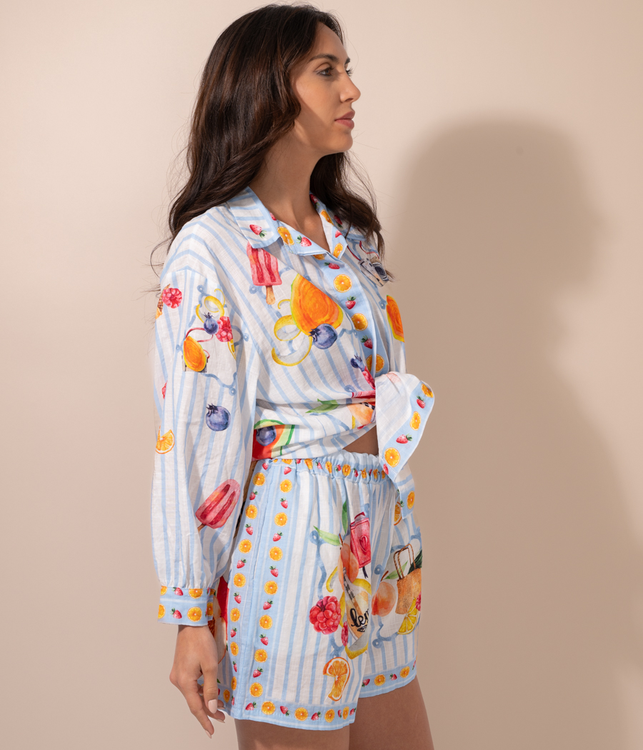 Kiwi Saint Tropez Chemise Femme Summer