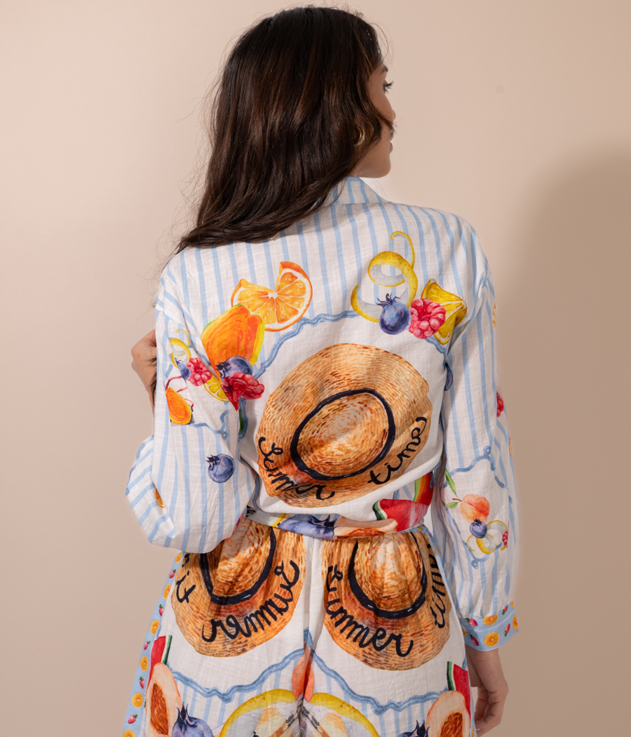 Kiwi Saint Tropez Chemise Femme Summer