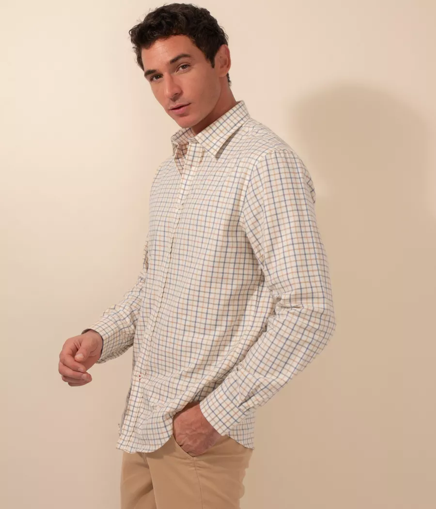 Kiwi Saint Tropez Chemise Homme Gordon Hiver écru