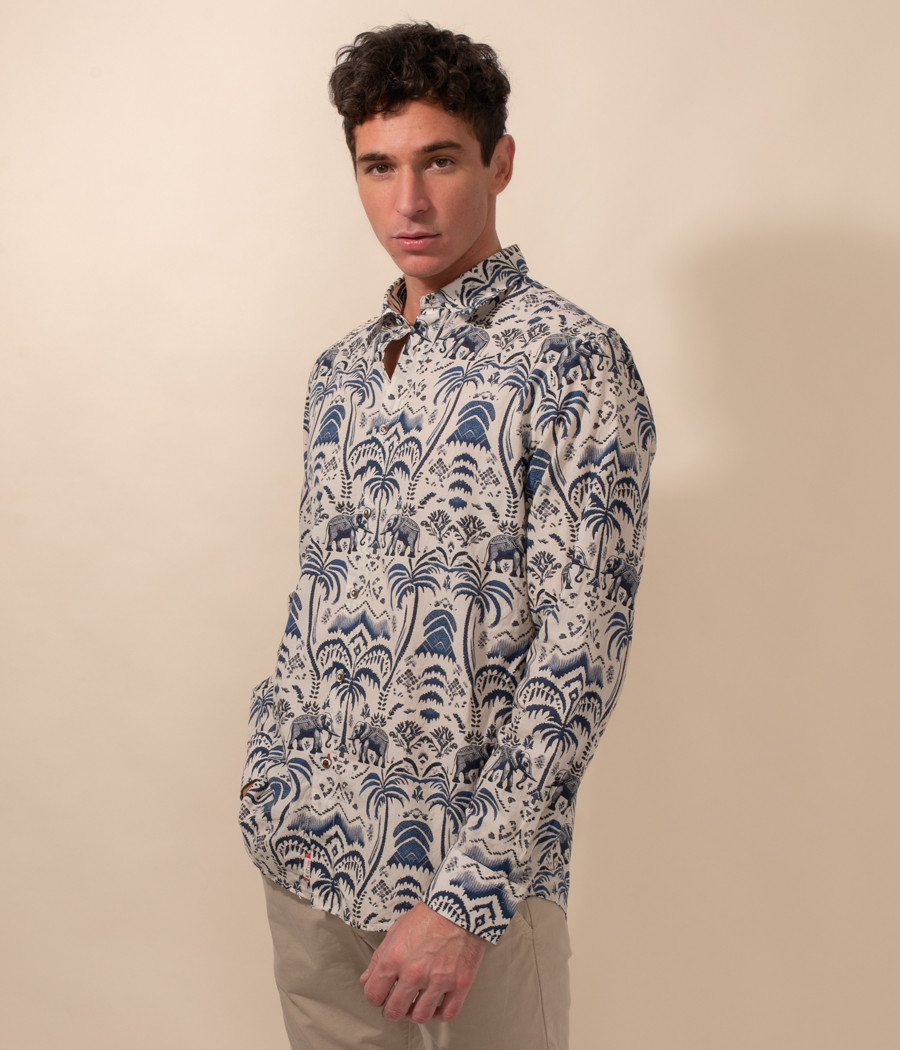 Kiwi Saint Tropez Chemise Homme Indiana