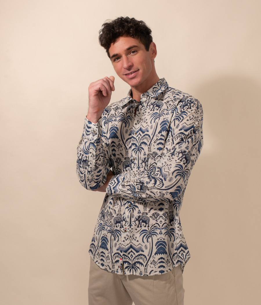 kiwi saint tropez Chemise homme Indiana