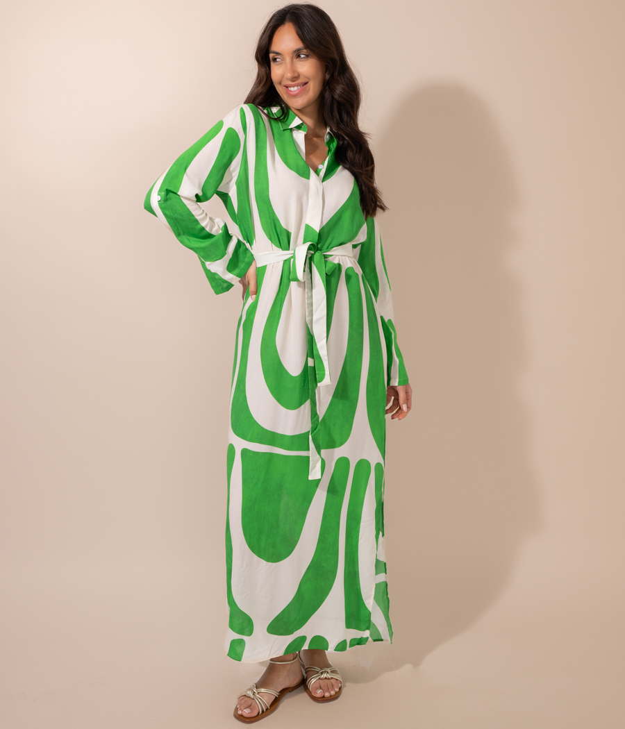 Kiwi Saint Tropez Chemise Longue Femme Graphic