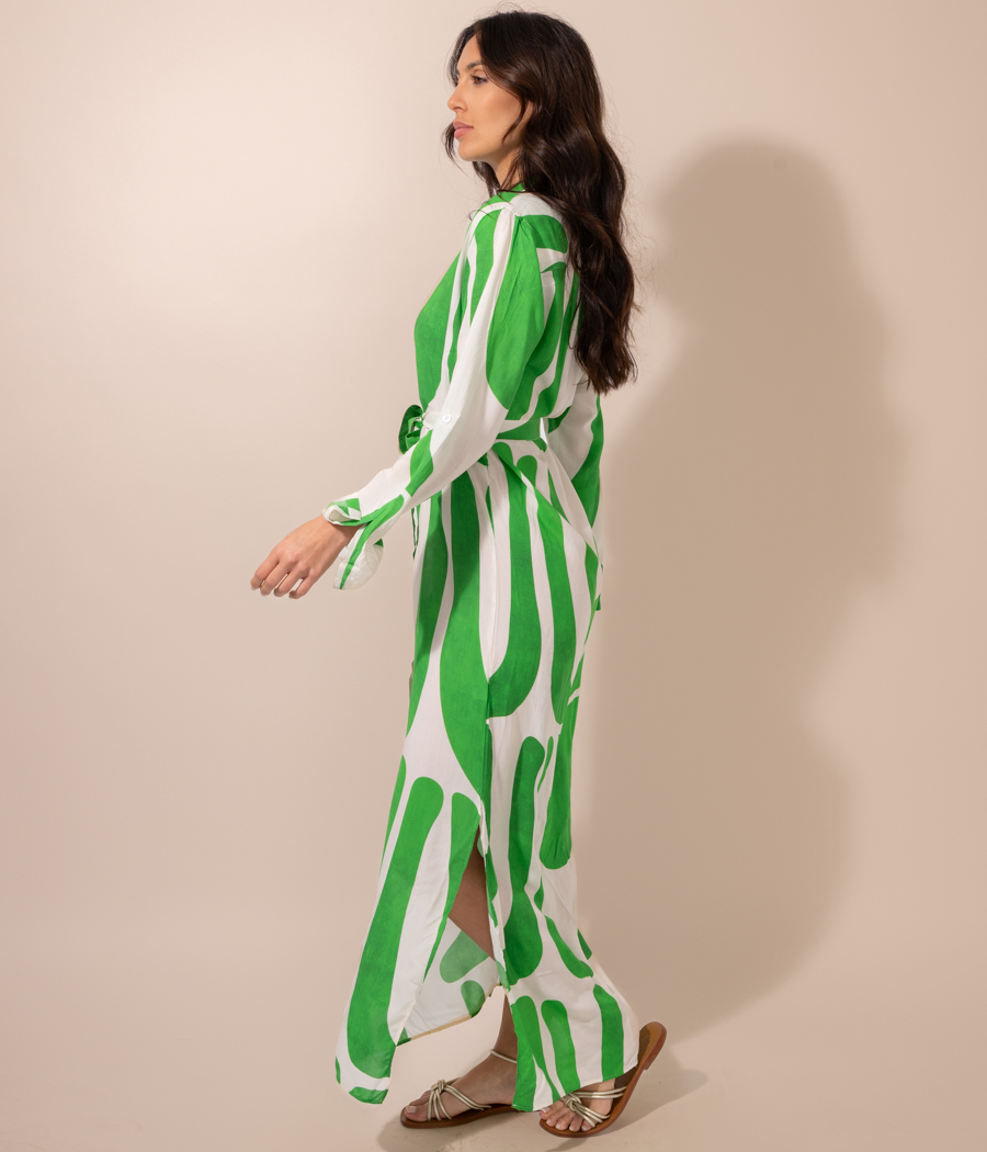 Kiwi Saint Tropez Chemise Longue Femme Graphic