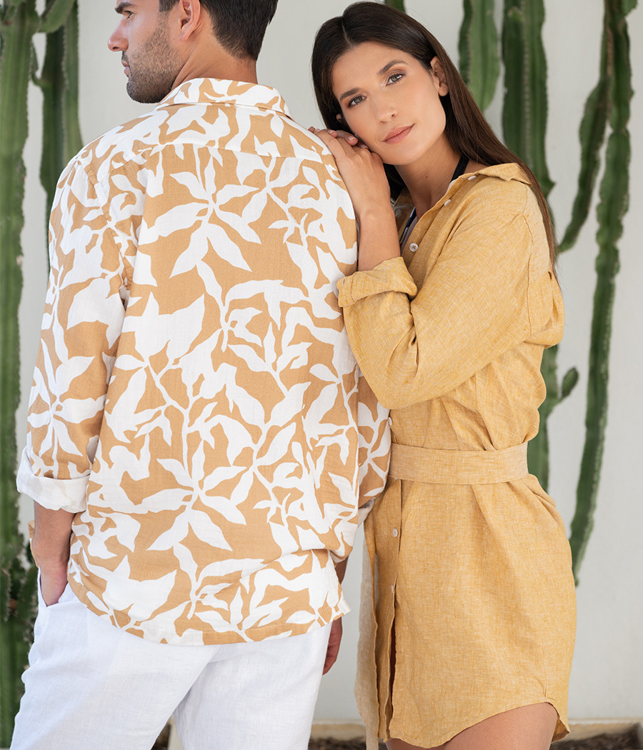 kiwi saint tropez Chemise longue femme laos