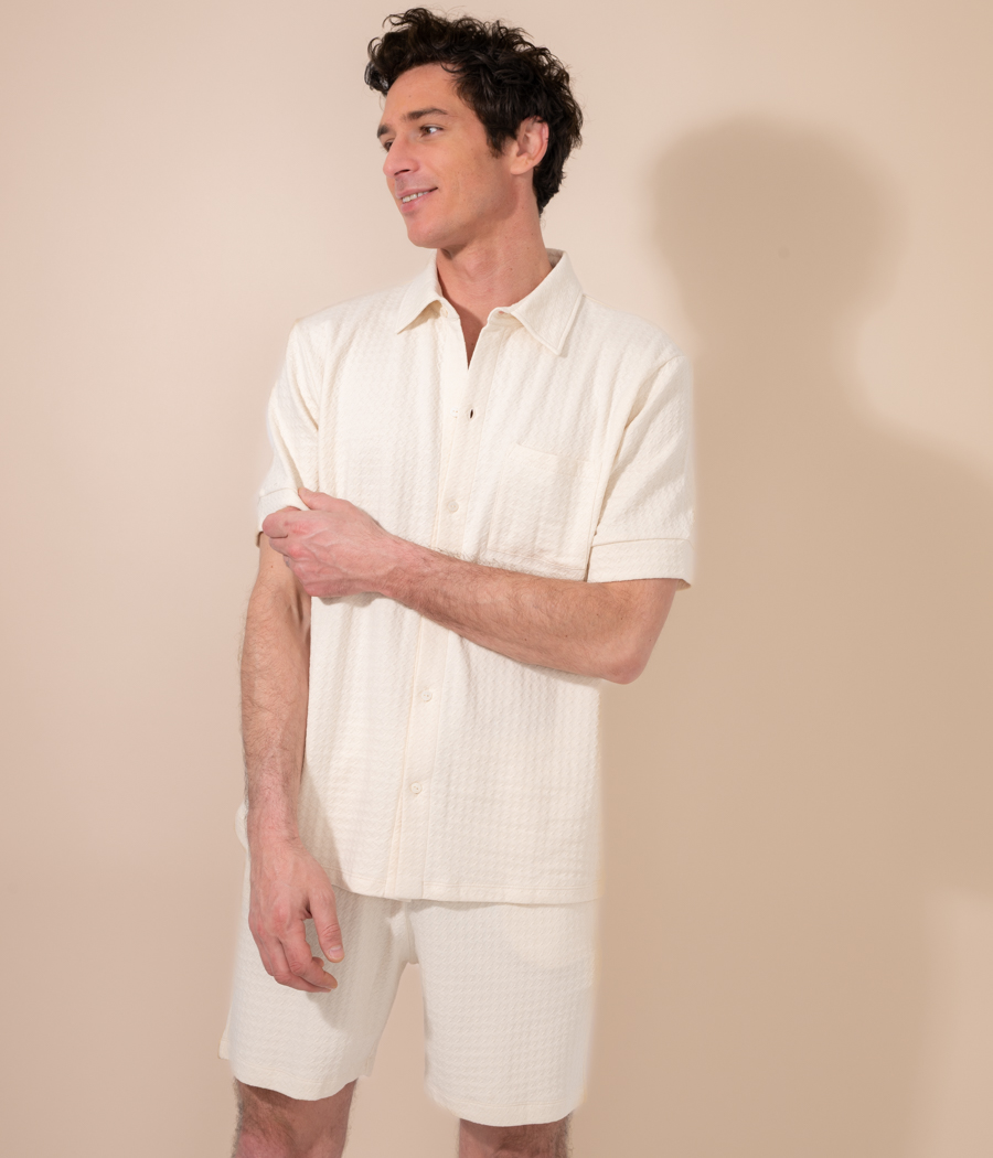 Kiwi Saint Tropez Chemisette Homme Coton Olbia