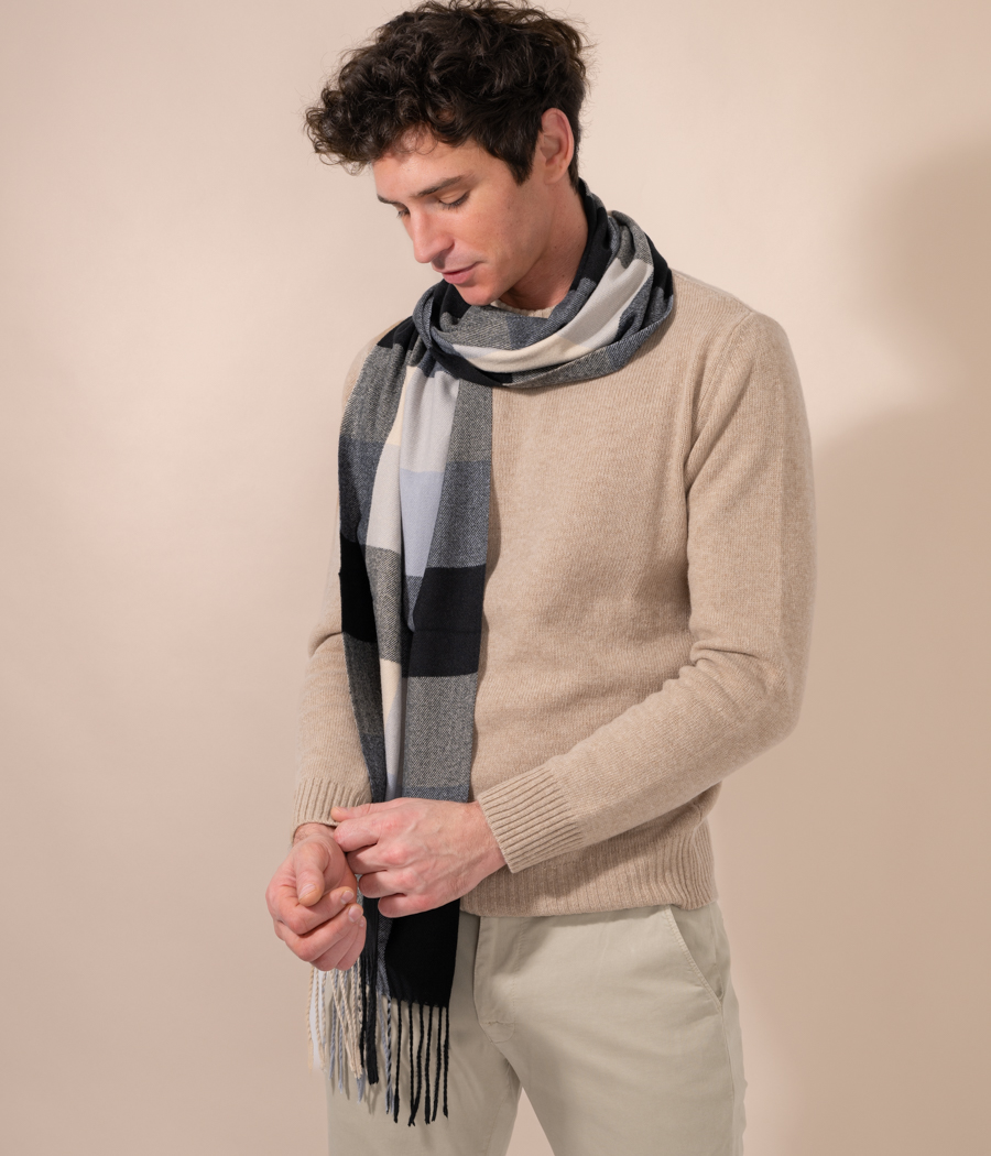 kiwi saint tropez Écharpe carreaux