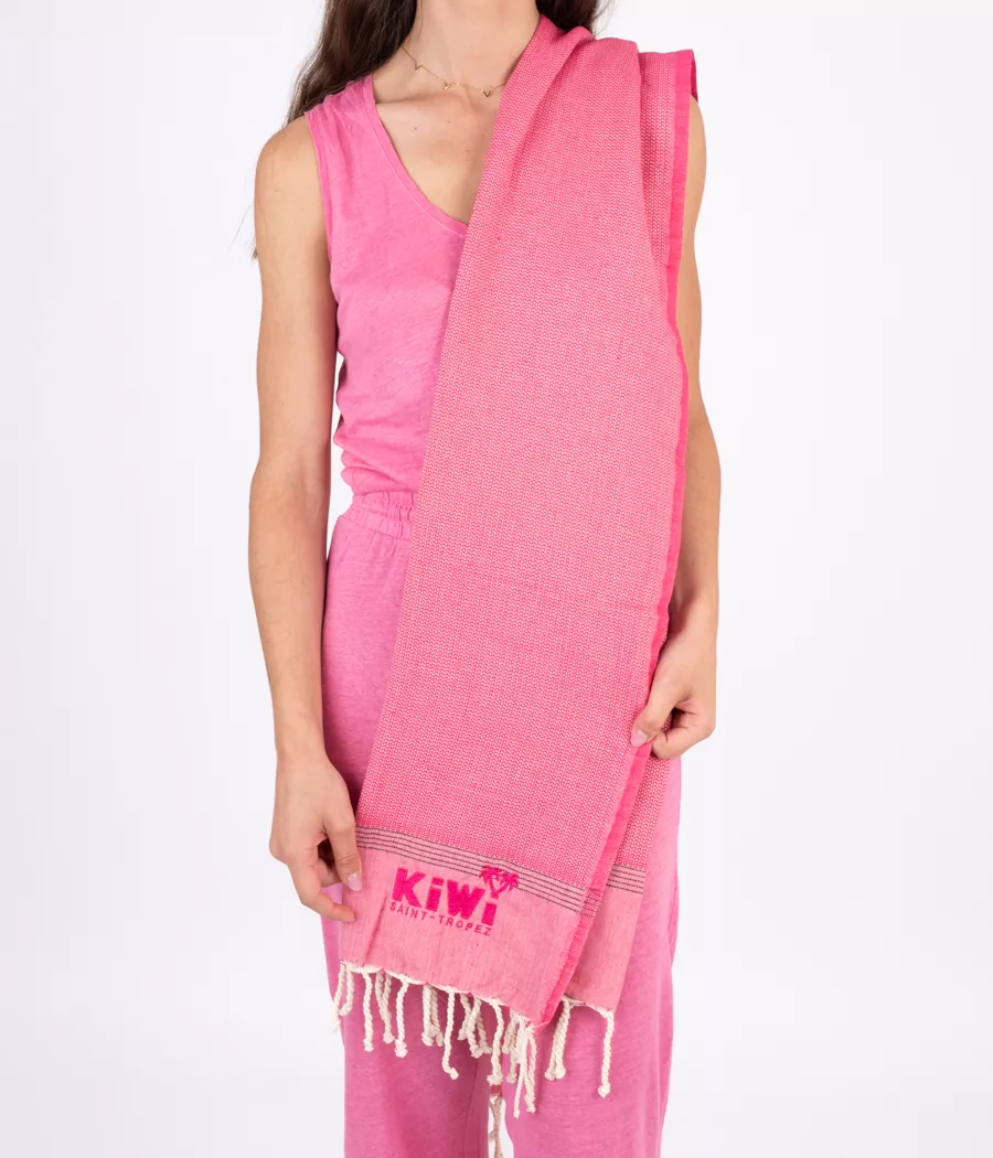 kiwi saint tropez Fouta simple chevron