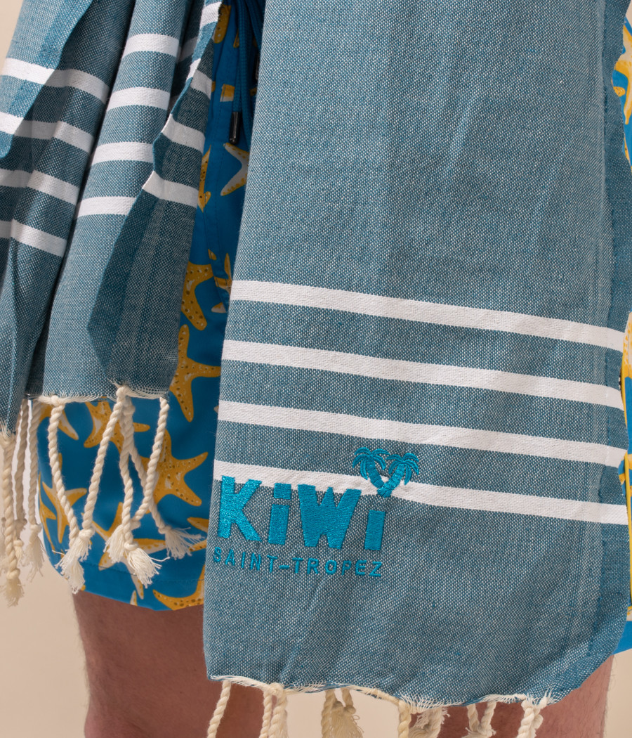 Kiwi Saint Tropez Fouta Simple Rayée