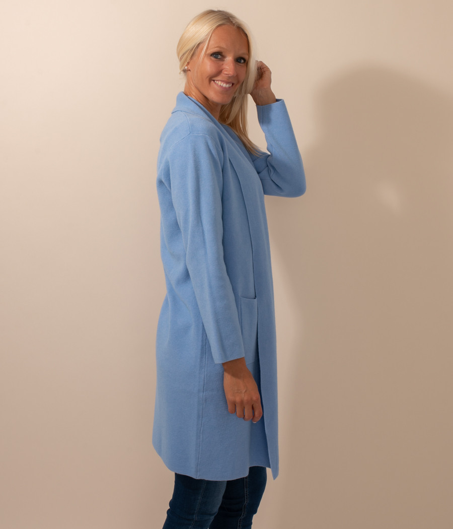 Kiwi Saint Tropez Gilet Femme Long Poche Louise