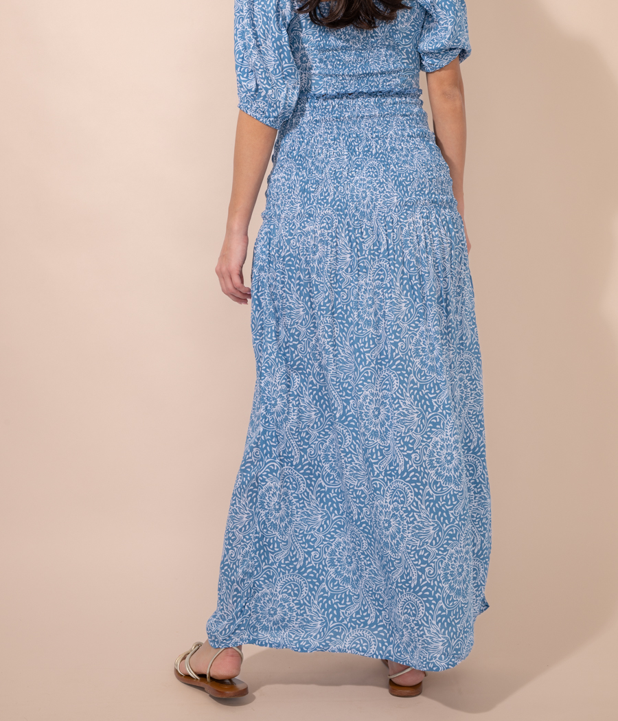 Kiwi Saint Tropez Jupe Femme Longue Creole Rosace