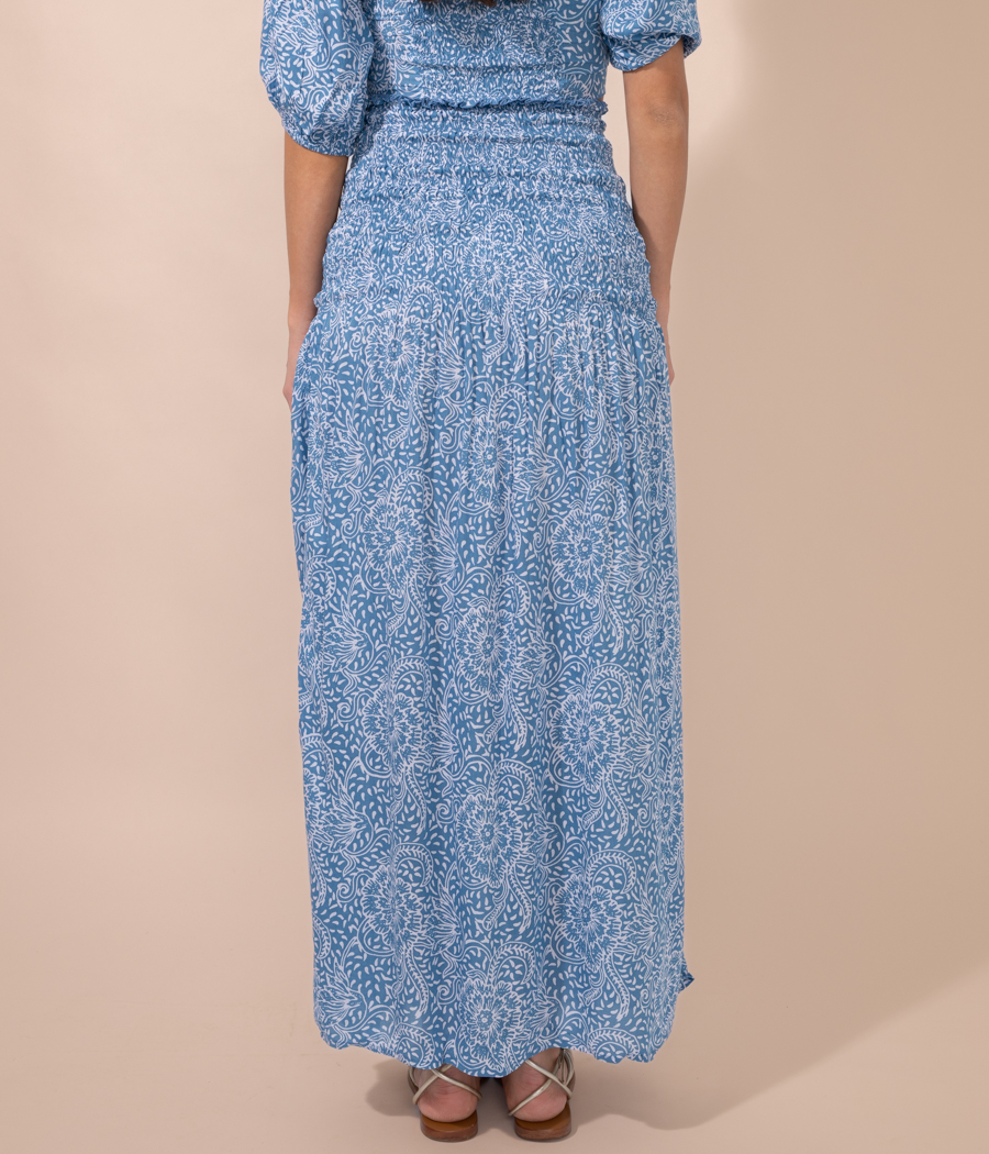 Kiwi Saint Tropez Jupe Femme Longue Creole Rosace