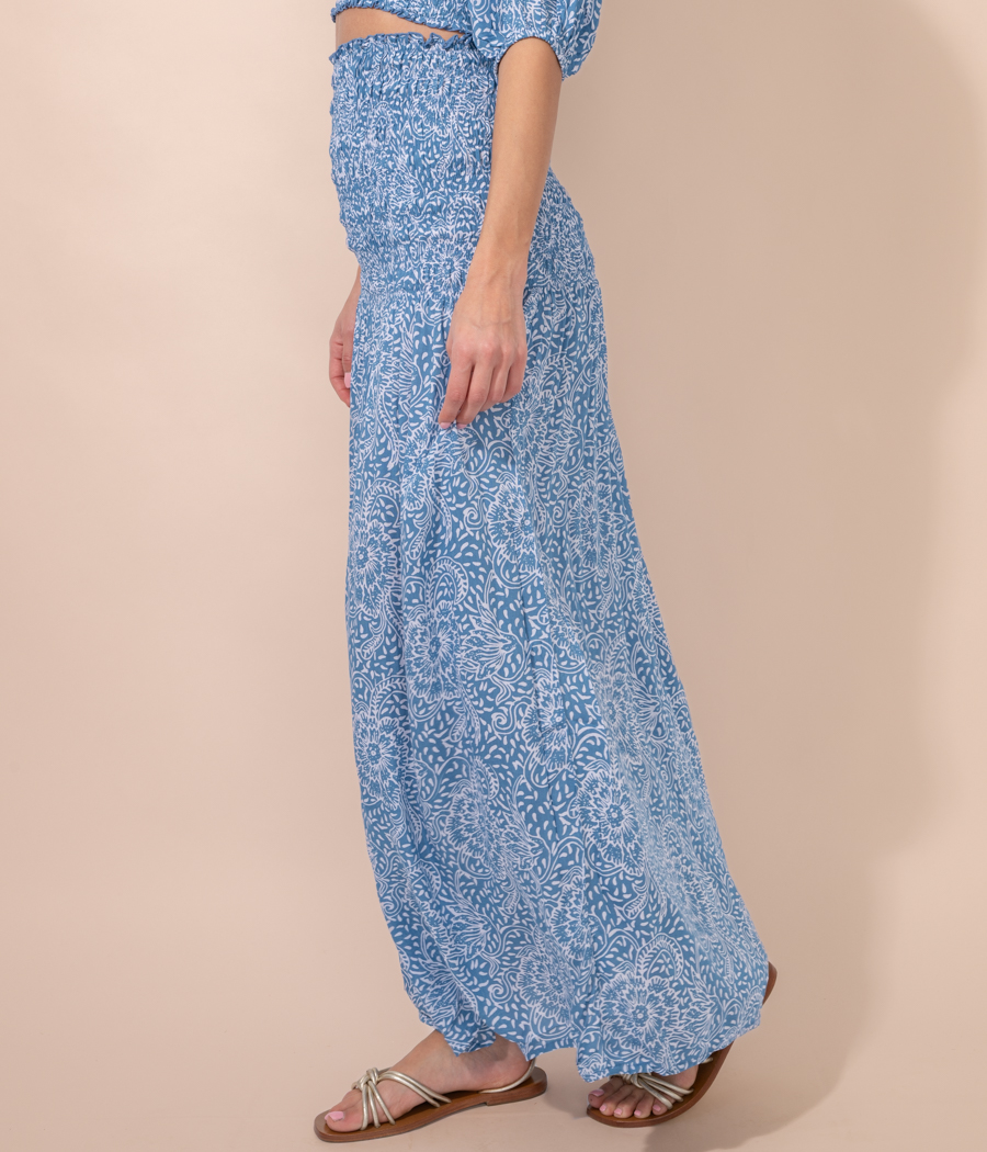 kiwi saint tropez Jupe femme longue Creole Rosace