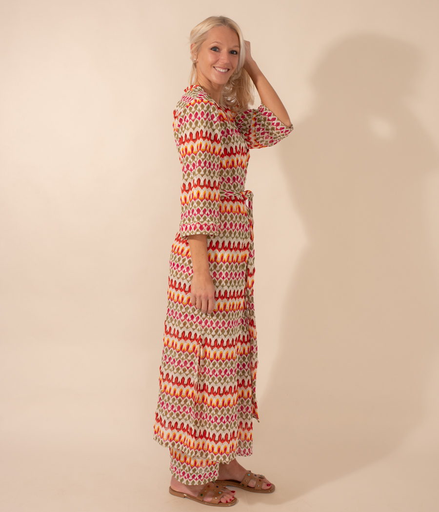 Kiwi Saint Tropez Kimono Femme Crochet Hippie