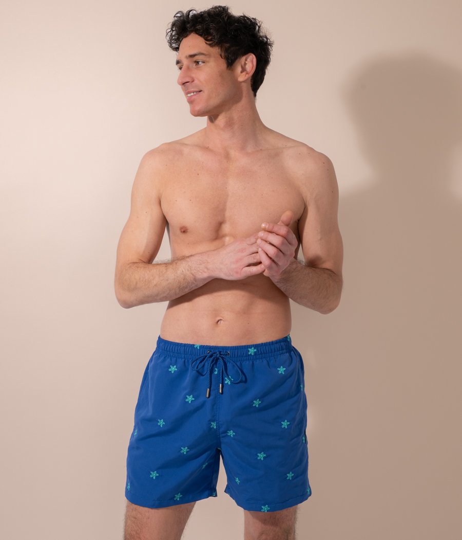 Kiwi Saint Tropez Maillot De Bain Homme Etoile