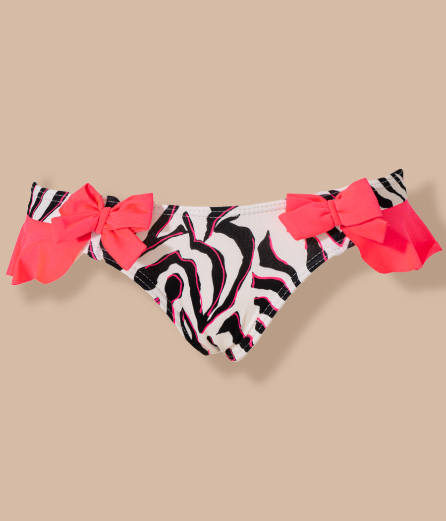 kiwi saint tropez Monokini fille volant Zebra