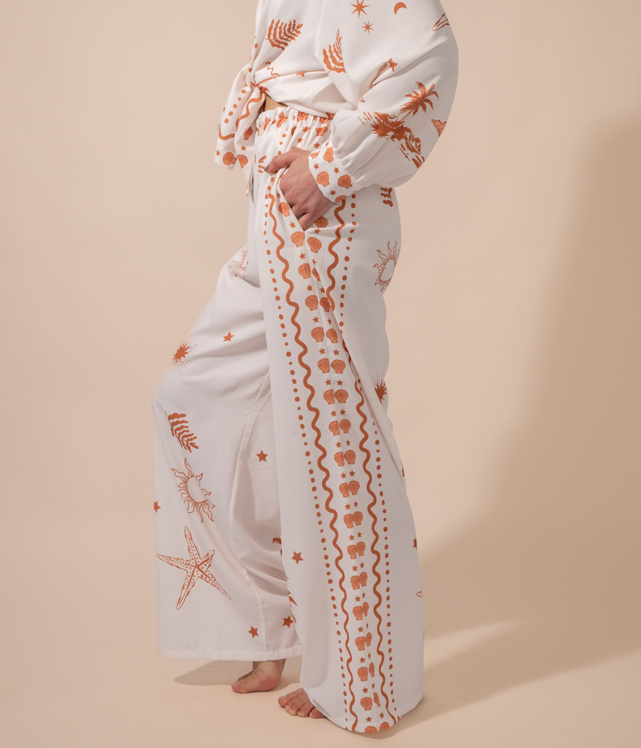 Kiwi Saint Tropez Pantalon Femme Coquillage