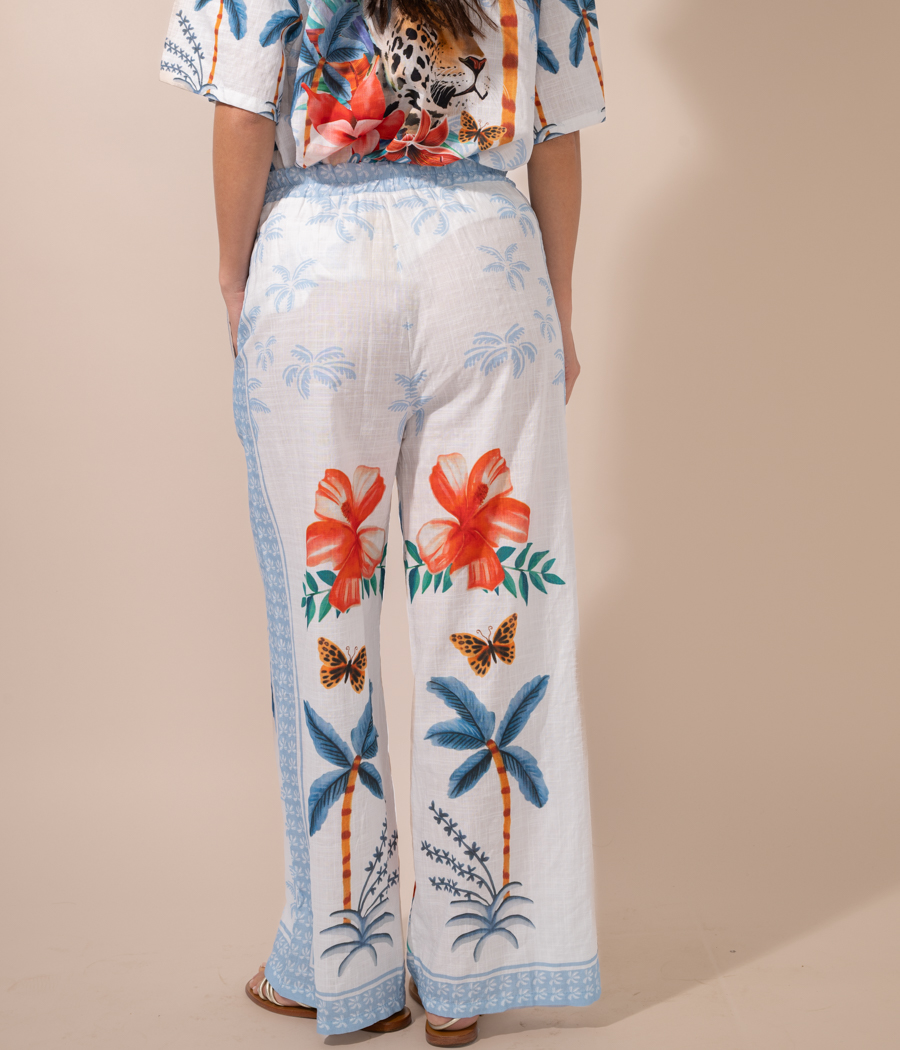 Kiwi Saint Tropez Pantalon Femme Jungle