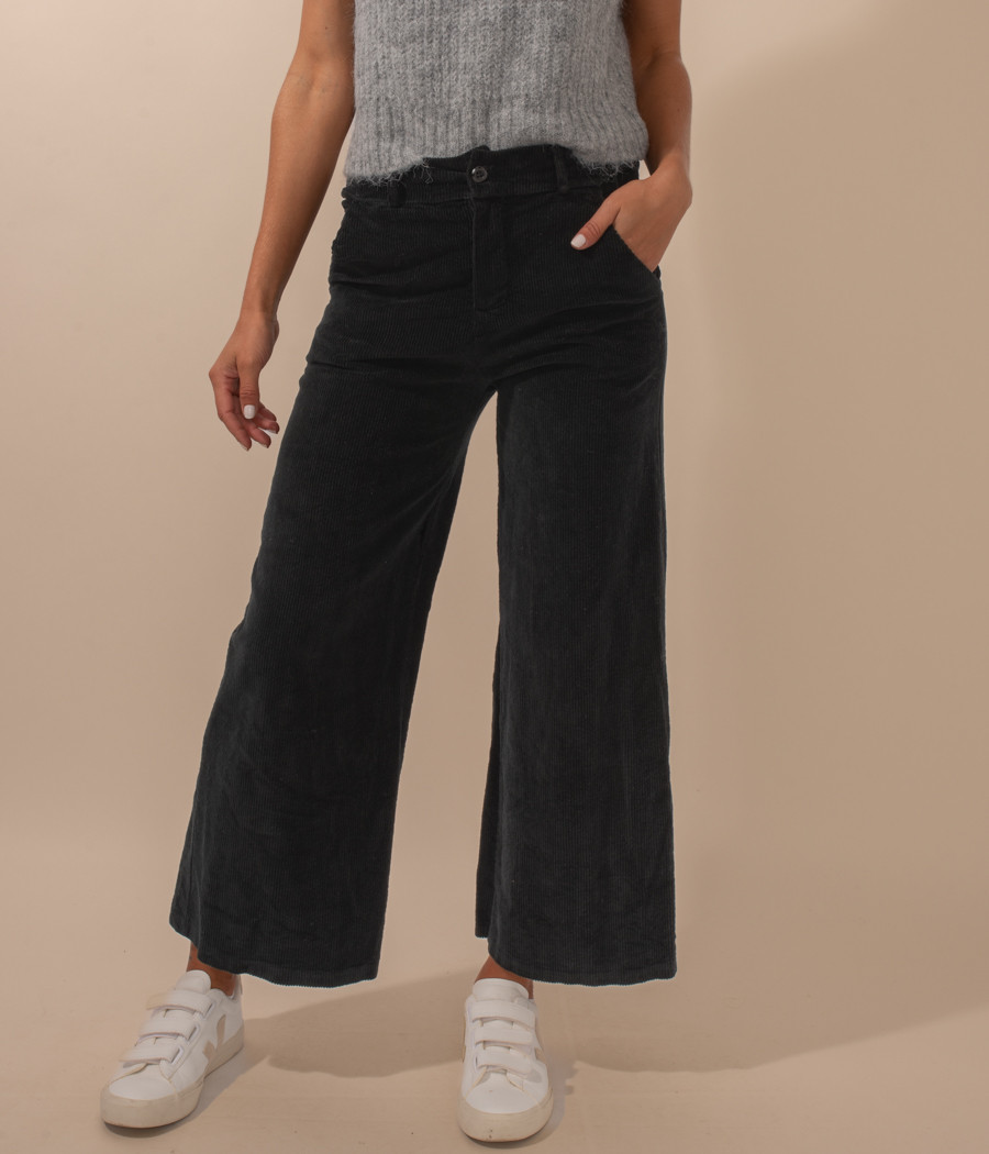 Kiwi Saint Tropez Pantalon Femme Velours Uni