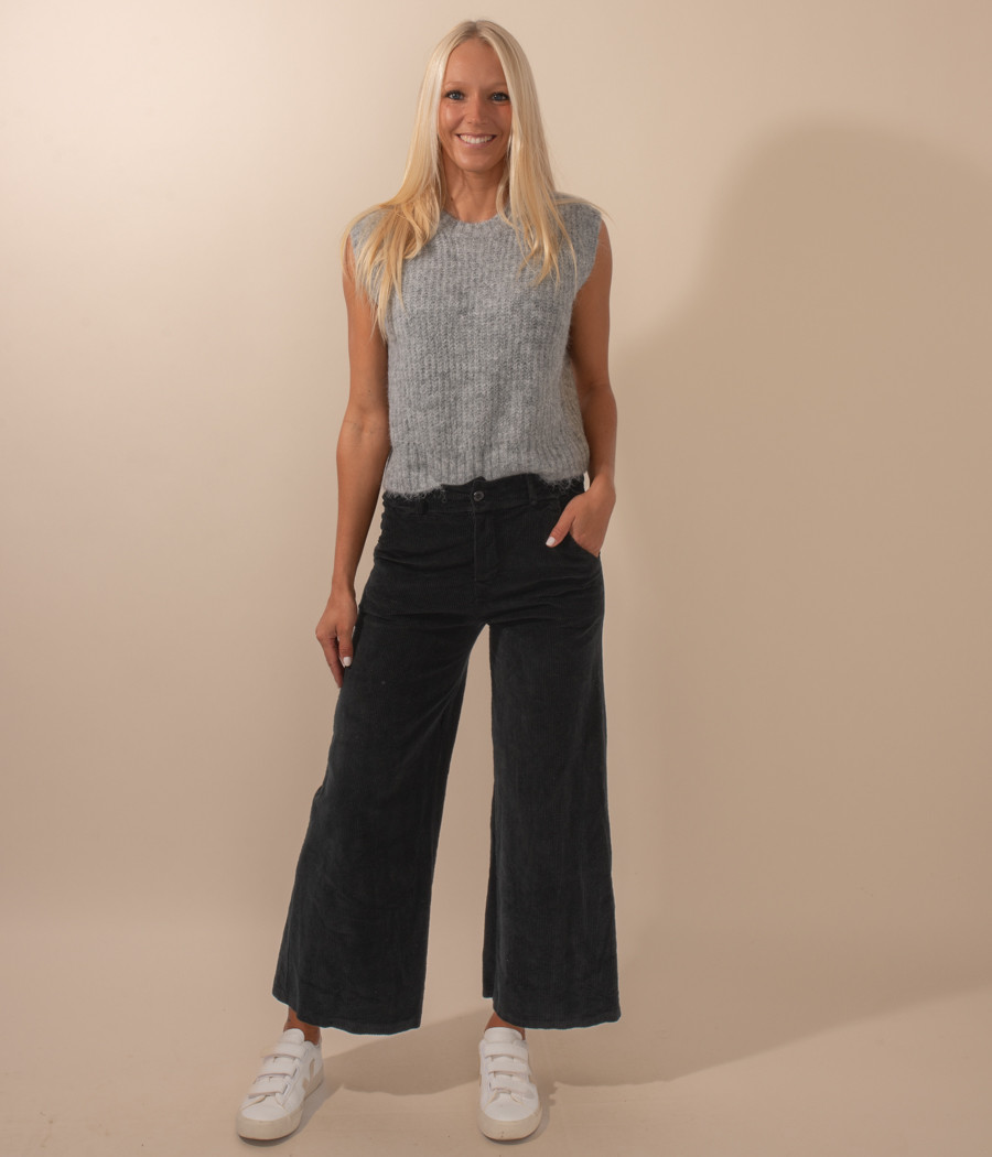 Kiwi Saint Tropez Pantalon Femme Velours Uni