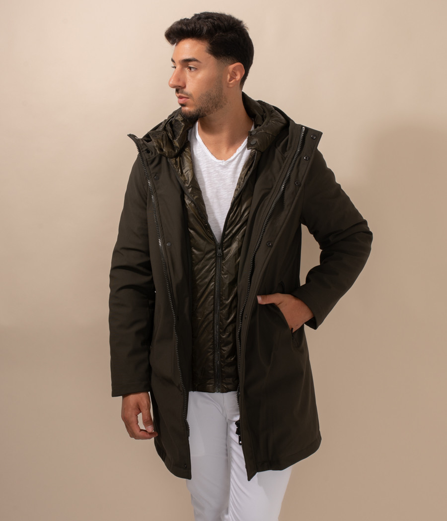 kiwi saint tropez Parka homme doublure Ita