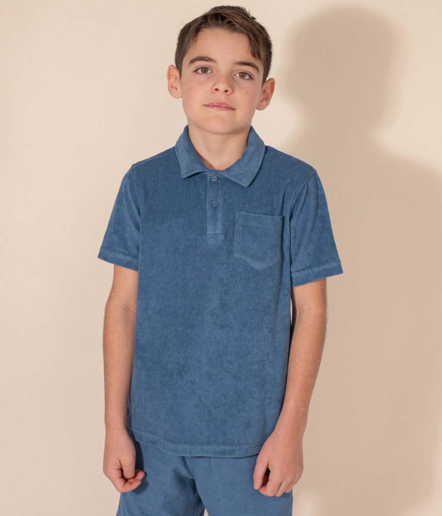 Kiwi Saint Tropez Polo Garçon Terry