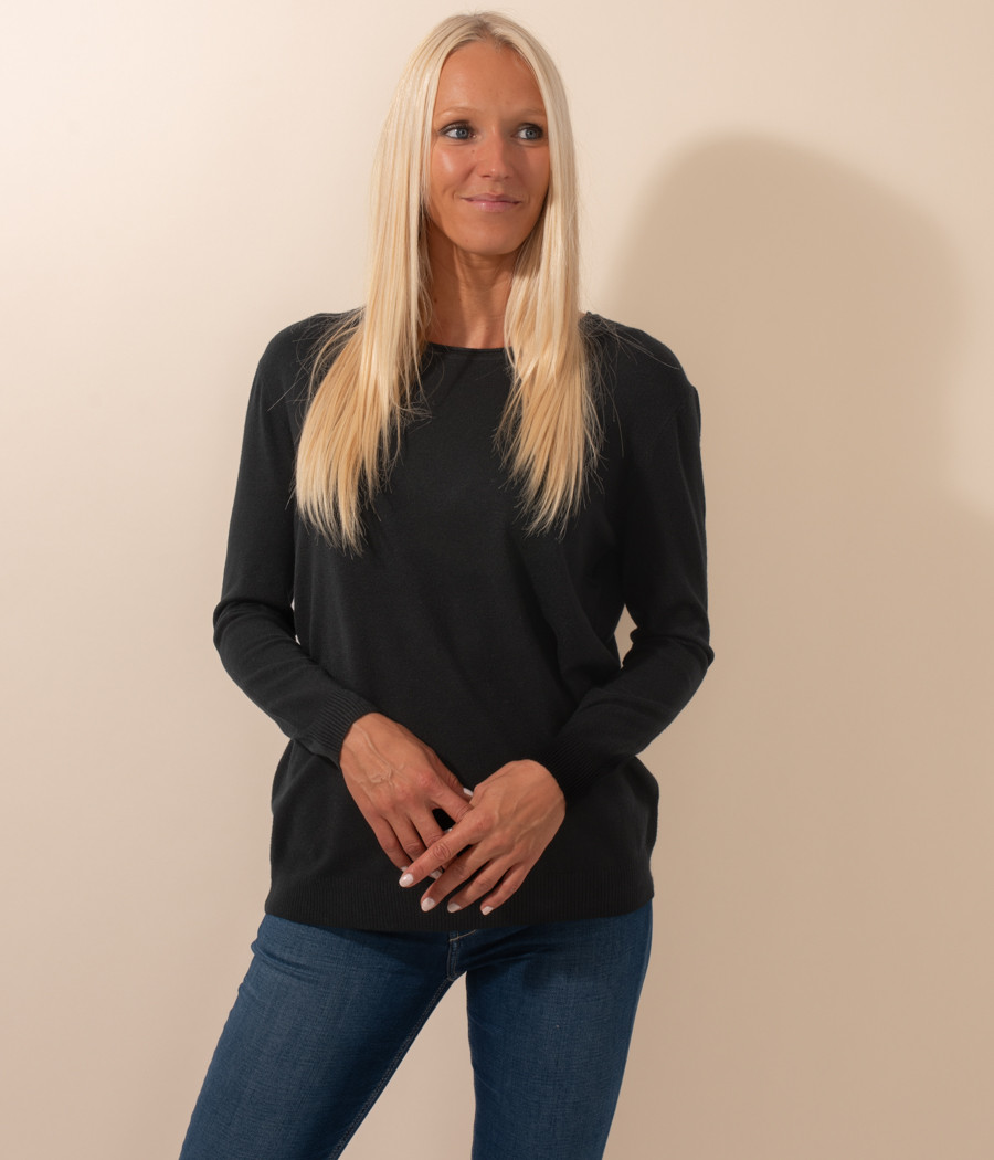 kiwi saint tropez Pull femme col rond Melanie