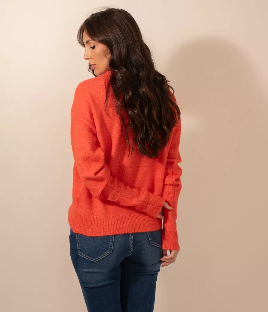 Kiwi Saint Tropez Pull Femme Col Rond Rose