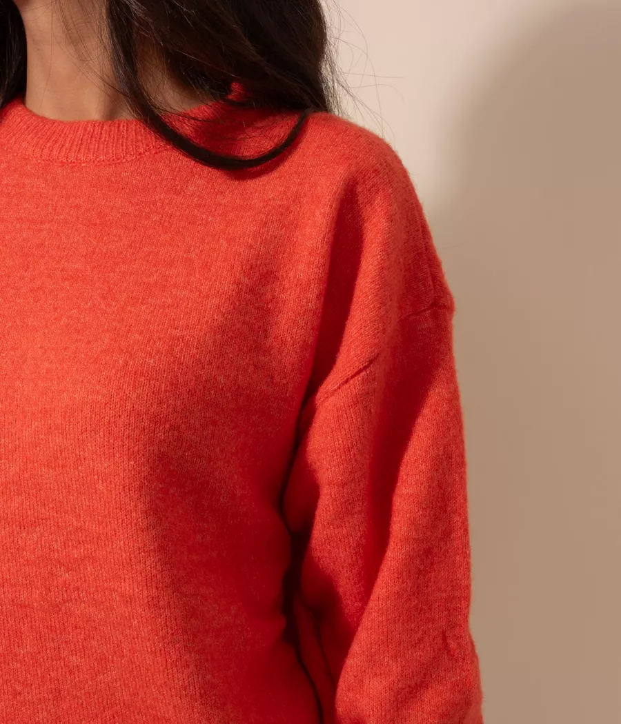 Kiwi Saint Tropez Pull Femme Col Rond Rose