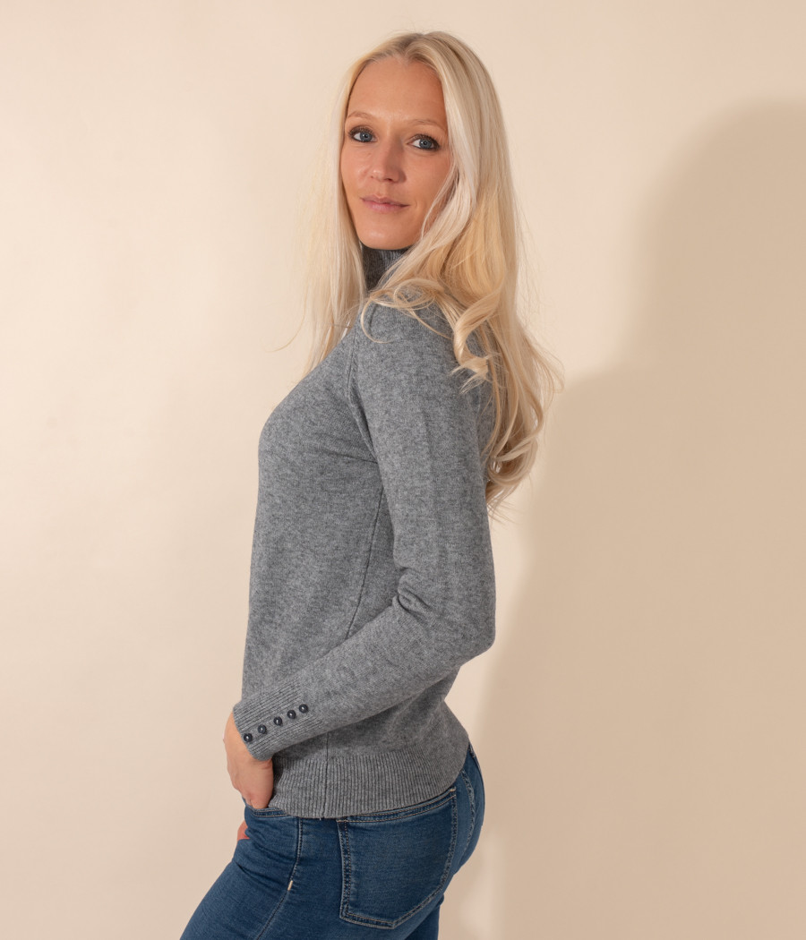 Kiwi Saint Tropez Pull Femme Col Roulé Louise