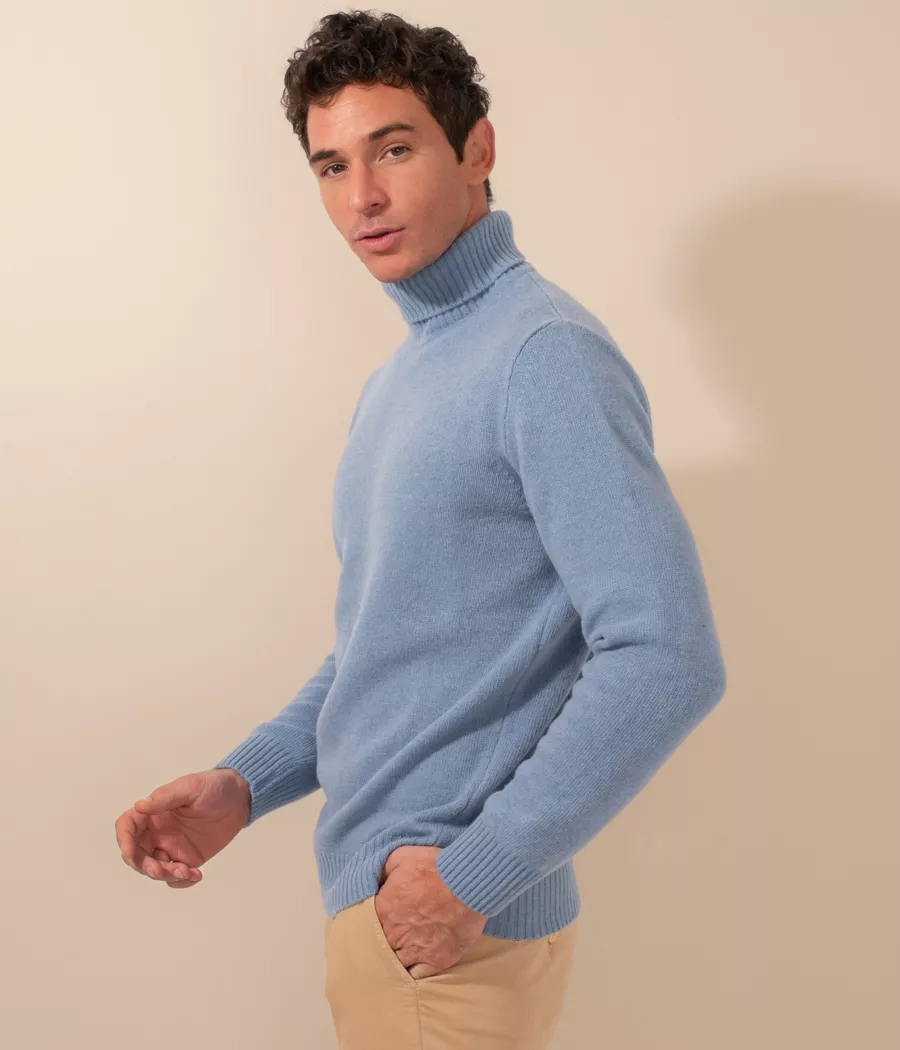 Kiwi Saint Tropez Pull Homme Col Roule épais