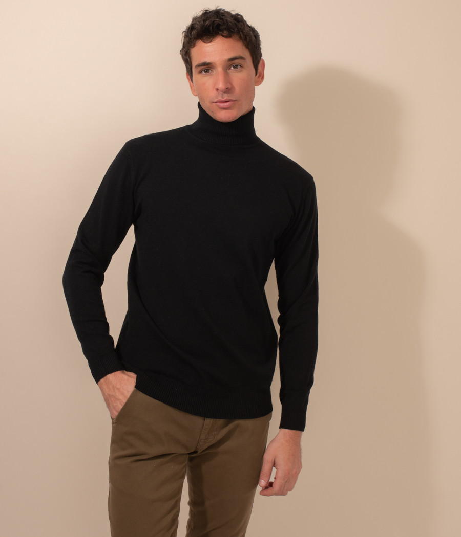 kiwi saint tropez Pull homme col roulé