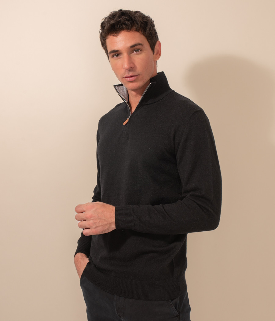 kiwi saint tropez Pull homme col zip