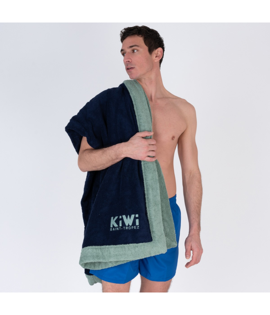 kiwi saint tropez Serviette de plage encre