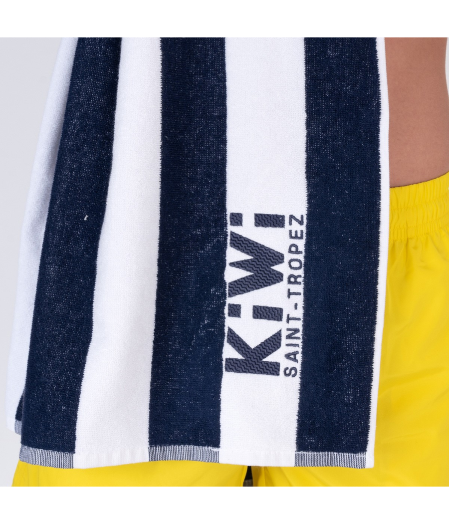 Kiwi Saint Tropez Serviette De Plage Rayée Marine