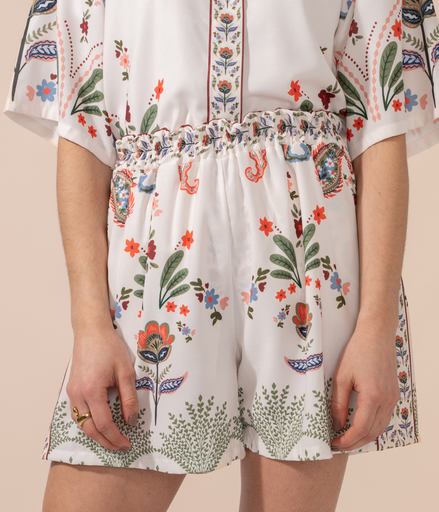 kiwi saint tropez Short femme Bandana