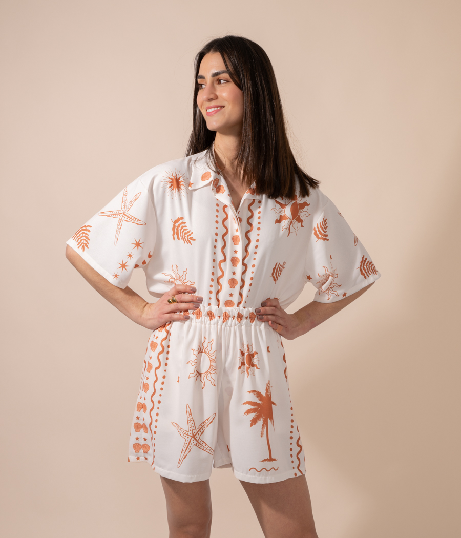 Kiwi Saint Tropez Short Femme Coquillage