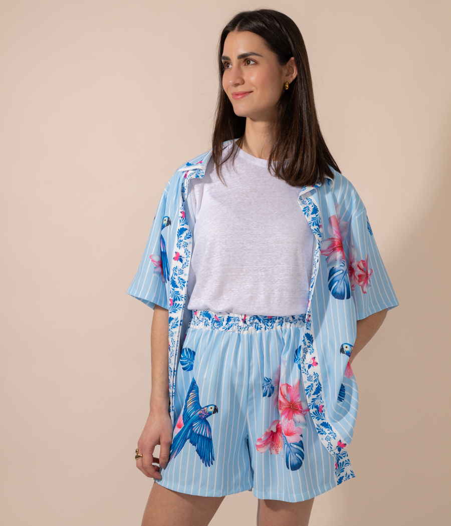 Kiwi Saint Tropez Short Femme Tropical